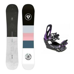 Gravity Electra 23/24 dámský snowboard + Raven S230 Black/violet vázání - 159 cm + S/M (EU 37-42) obraz