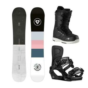 Gravity Electra 24/25 dámský snowboard + Gravity Rise black vázání + Gravity Bliss black/white boty - 159 cm + M (EU 38-41) obraz