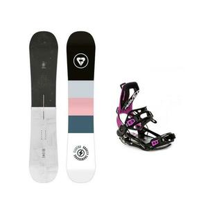 Gravity Electra 24/25 dámský snowboard + Raven Fastec FT360 black/fuchsia vázání - 159 cm + M (EU 39-42) obraz