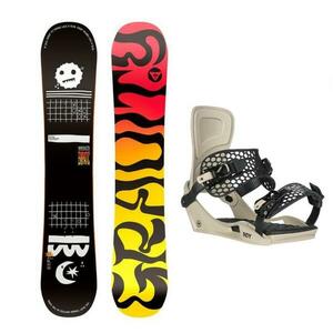 Gravity Empatic 25/26 pánský snowboard + Gravity Indy stone/black 25/26 vázání - 161 cm Wide + L (EU 42-45) obraz