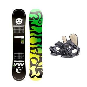 Gravity Empatic Jr 24/25 juniorský snowboard + Beany Junior vázání - 140 cm + XS - EU 32-35 obraz