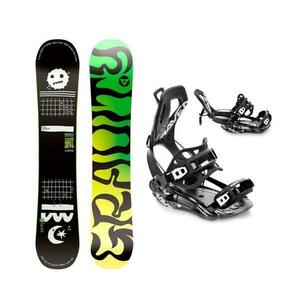 Gravity Empatic Jr 24/25 juniorský snowboard + Raven Fastec FT360 black vázání - 140 cm + XL (EU 43-46) obraz