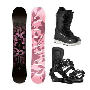 Gravity Empire 24/25 dámský snowboard + Gravity Rise black vázání + Gravity Bliss black/white boty - 155 cm + M (EU 38-41) obraz