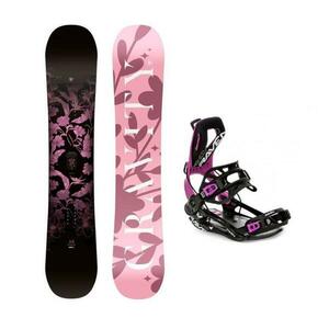Gravity Empire 24/25 dámský snowboard + Raven Fastec FT360 black/fuchsia vázání - 155 cm + M (EU 39-42) obraz