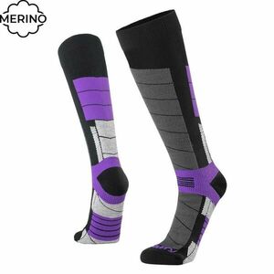 Gravity Nico black/levander dámské zimní podkolenky - EU 39, 5-43 obraz