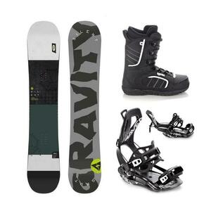 Gravity Silent 24/25 snowboard + Raven Fastec FT360 black vázání + Raven Target obuv - 161 cm + XL (EU 43-46) obraz