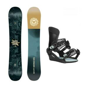 Gravity Silent 25/26 pánský snowboard + Gravity Drift black/sage vázání - 164 cm Wide + XL (EU 46-48) obraz