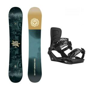 Gravity Silent 25/26 pánský snowboard + Gravity Indy black 25/26 snb vázání - 164 cm Wide + L (EU 42-45) obraz