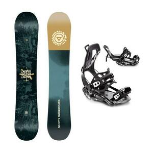Gravity Silent 25/26 pánský snowboard + Raven Fastec FT360 black snowboardové vázání - 164 cm Wide + XL (EU 43-46) obraz