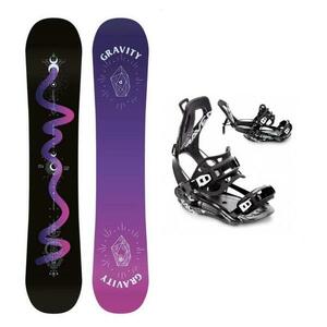 Gravity Sirene Black 24/25 dámský snowboard + Raven FT360 black vázání - 156 cm + L (EU 41-44) obraz