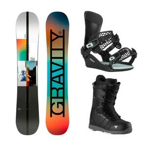 Gravity Symbol 25/26 snowboard + Gravity Drift black/sage vázání + Gravity Void black/grey boty - 162 cm + XL (EU 46-48) obraz
