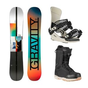 Gravity Symbol 25/26 snowboard + Gravity Drift bone/black vázání + Gravity Recon Atop black boty - 162 cm + L (EU 42-45) obraz