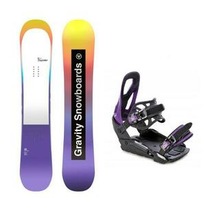 Gravity Thunder 24/25 dámský snowboard + Raven S230 Black/violet vázání - 154 cm + S/M (EU 37-42) obraz