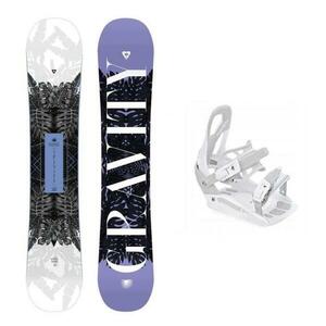 Gravity Trinity 23/24 dámský snowboard + Raven S230 White vázání - 154 cm + vázání S/M (EU 37-42) obraz