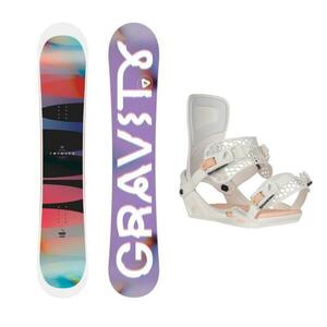 Gravity Trinity 25/26 dámský snowboard + Gravity Rise white 25/26 vázání - 154 cm + L (EU 41, 5-43) obraz