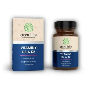 Green Idea Vitamin D3K2 60 kapslí obraz