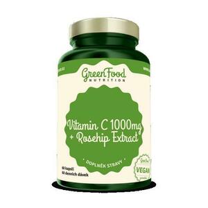 GreenFood Vitamin C 1000 + Extrakt ze šípků 60 kapslí obraz