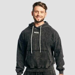GymBeam Aura Hoodie Washed Black - XXL obraz