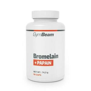 GymBeam Bromelain Papain 90 kaps. obraz