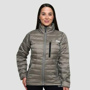 GymBeam Dámská bunda Puffer Vetiver/Black - M obraz