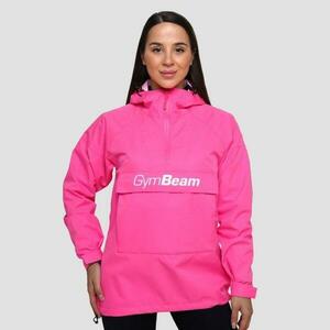 GymBeam Dámská bunda Rain Smock Fuchsia - S obraz