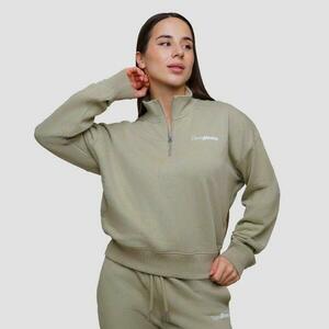 GymBeam Dámská mikina Agile ½ Zip Sage - XL obraz