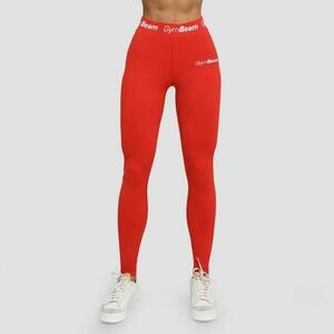 GymBeam Dámské legíny Simple Rouge Red - S obraz