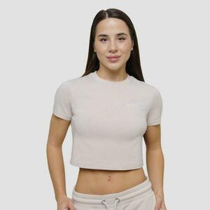 GymBeam Dámské tričko Agile Cropped Desert - XS obraz