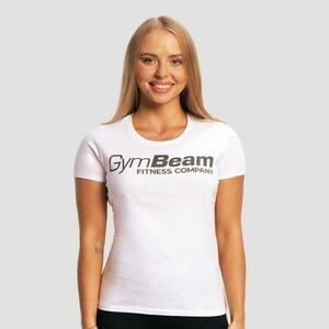 GymBeam Dámské tričko Fitness White - XXL obraz