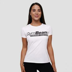 GymBeam Dámské tričko Stronger Together White - XS obraz