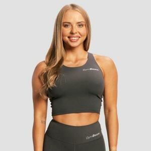 GymBeam Dámský sportovní top BEAT Charcoal - L obraz