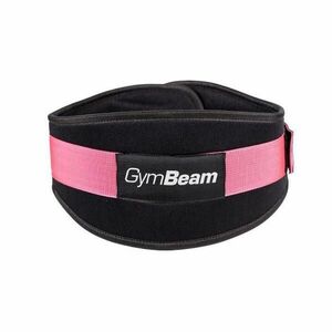 GymBeam Fitness neoprenový opasek LIFT Black Pink - L obraz