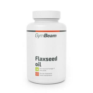 GymBeam Flaxseed olej 90 kaps. obraz