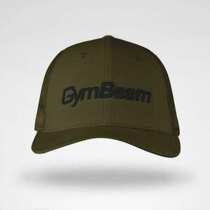GymBeam Mesh Panel Cap Military Green - uni obraz