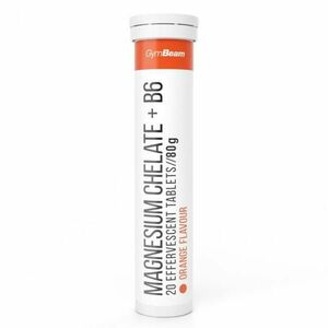 GymBeam Magnesium chelate + B6 20 tab. - svěží mango obraz