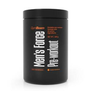 GymBeam Men‘s Force Pre-Workout 420 g - mango marakuja obraz