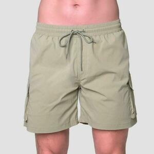 GymBeam Men‘s Swim Cargo Shorts Olive - XXXL obraz