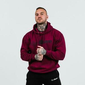 GymBeam Mikina PRO Hoodie Burgundy - XL obraz
