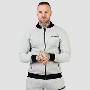 GymBeam Mikina Zipper Classic Grey - M obraz