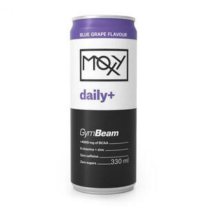 GymBeam MOXY power+ Energy Drink 24 x 330 ml - modré hrozny obraz