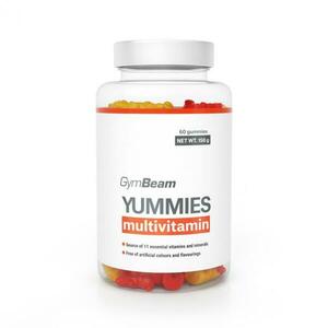 GymBeam Multivitamín Yummies 60 kaps. - pomeranč citron třešeň obraz