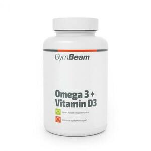 GymBeam Omega 3 + Vitamín D3 90 kaps. obraz