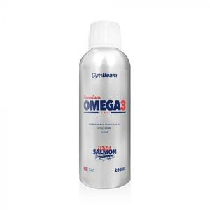 GymBeam Premium Omega 3 250 ml - citrusové ovoce obraz