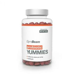 GymBeam Probiotika Yummies 60 kaps. - třešeň obraz