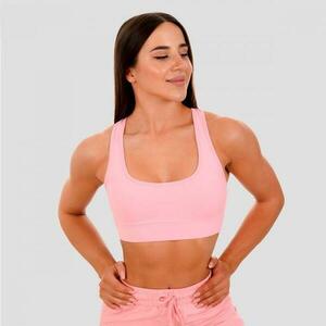 GymBeam Sportovní podprsenka Mesh Panel pink - XL obraz