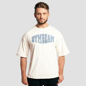 GymBeam Tričko Boxy Athletic Society Cream - XXL obraz