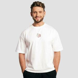 GymBeam Tričko Boxy Shaker White - XXL obraz