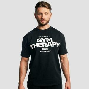 GymBeam Tričko Gym Therapy Black - XXL obraz