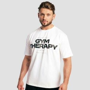 GymBeam Tričko Gym Therapy White - XXL obraz