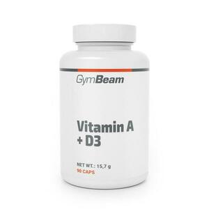 GymBeam Vitamín A + D3 90 kaps. obraz